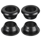 10Pcs Rubber Grommets 14mm Mount Dia, for 12mm ID Rubber Hole Plugs Rubber Wiring Grommets for Firewall Cable Wire Protecting, Black