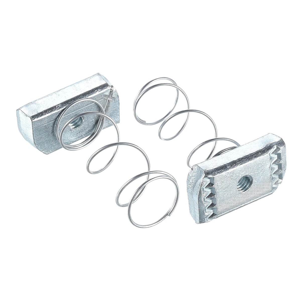 Verstärkungsschraube Kanal Nut Standard, 5Stück 3/8"-16 Kohlenstoffstahl Zink-Nickelverzinkte Lange Mutter für Kanalhalterung Solarmodul