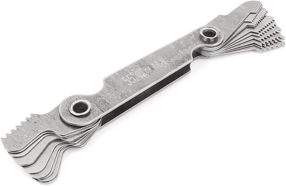 4-48 Metric Whitworth 55 Degree Metal Screw Pitch Measure Gauge