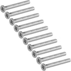 M3x30mm Flat Head Machine Screws, Phillips Cross Screw, 304 Stainless Steel, Fasteners Bolts 50Pcs