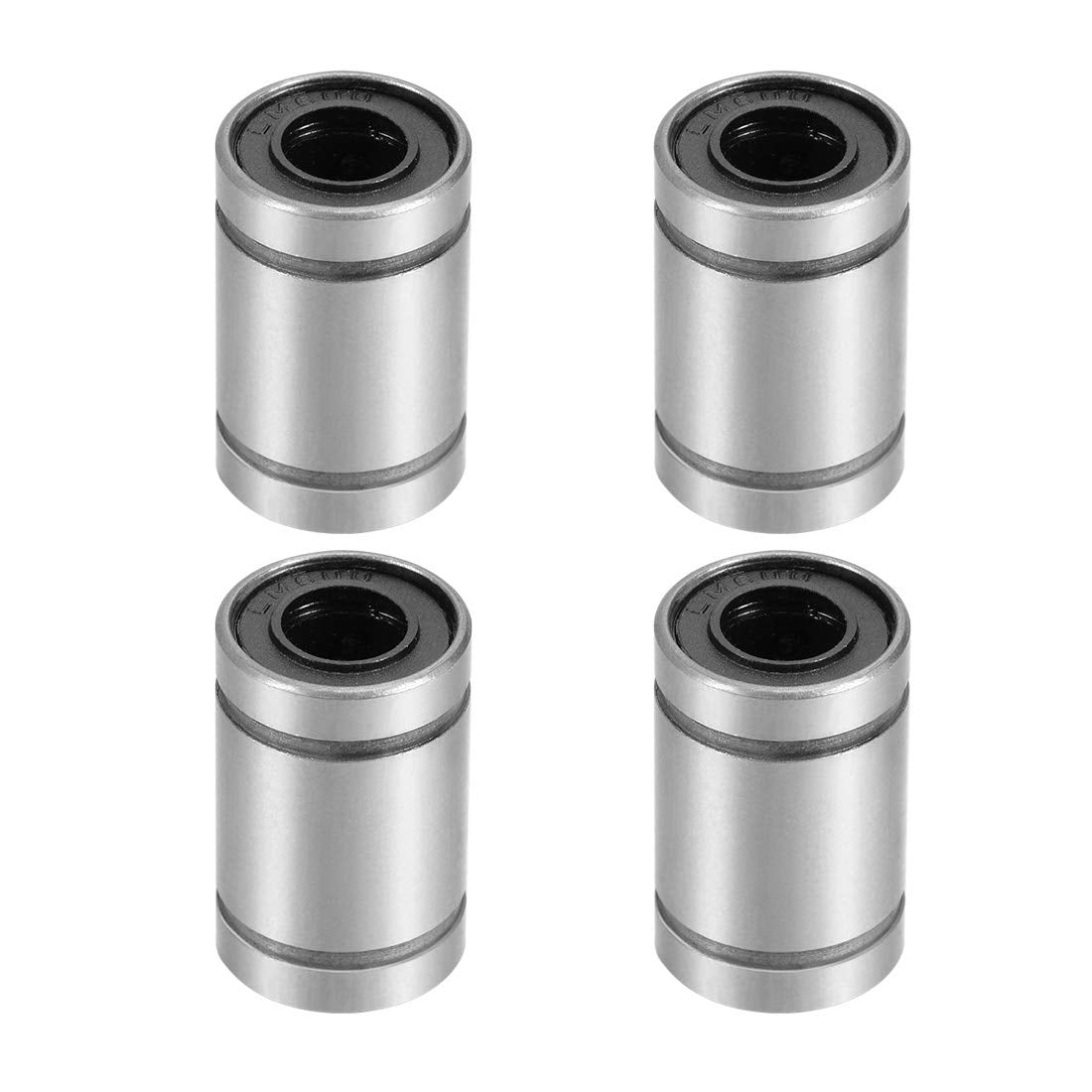 LM6UU Linear Ball Bearings 6mm Bore 12mm OD 19mm Length for CNC Machine 3D Printer 4pcs
