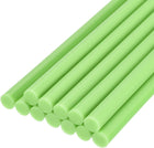LinkMejor Mini Hot Glue Sticks for Glue Gun 11mm x 100mm Green 12pcs