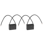Ceiling Fan Capacitor CBB61 1.5uF 350V AC 2 Wires Metallized Polypropylene Film Capacitor 37x26x15mm for Electric Fan Pump Motor Generator 2Pcs