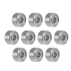 681XZZ Deep Groove Ball Bearing 1.5x4x2mm Double Shielded ABEC-3 Bearings 10-Pack