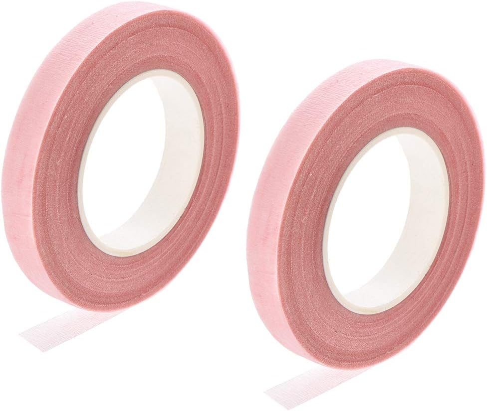 LinkMejor 2 Roll 1/2-inch Wide 30Yard Pink Floral Tape Flower Adhesives Floral Arrangement Kits