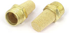 1/2BSP Male Thread Brass Pneumatic Air Exhaust Muffler Filter 2pcs
