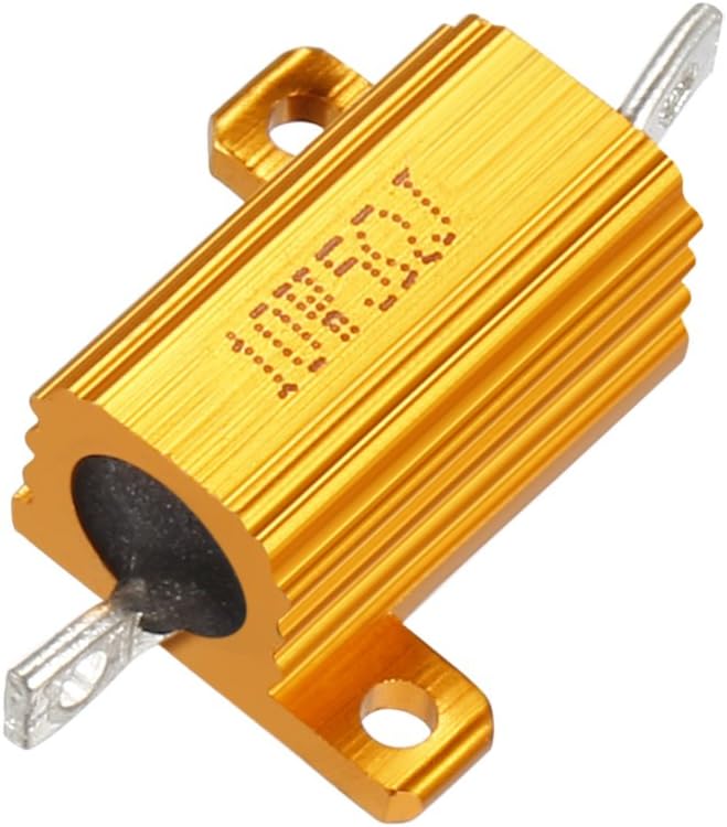 Aluminum Case Resistor 10W 5 Ohm Wirewound for LED Converter with Rod Post 10W5RJ