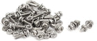 M2x8mm 304 Stainless Steel Phillips Pan Head Bolt Screw Nut w Washer 25 Sets