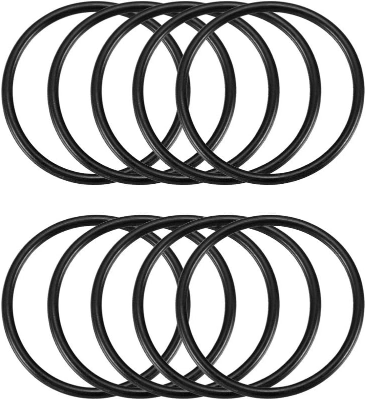 Nitrile Rubber O-Rings, 39mm OD 34mm ID 2.5mm Width, Metric Sealing Gasket, Pack of 10