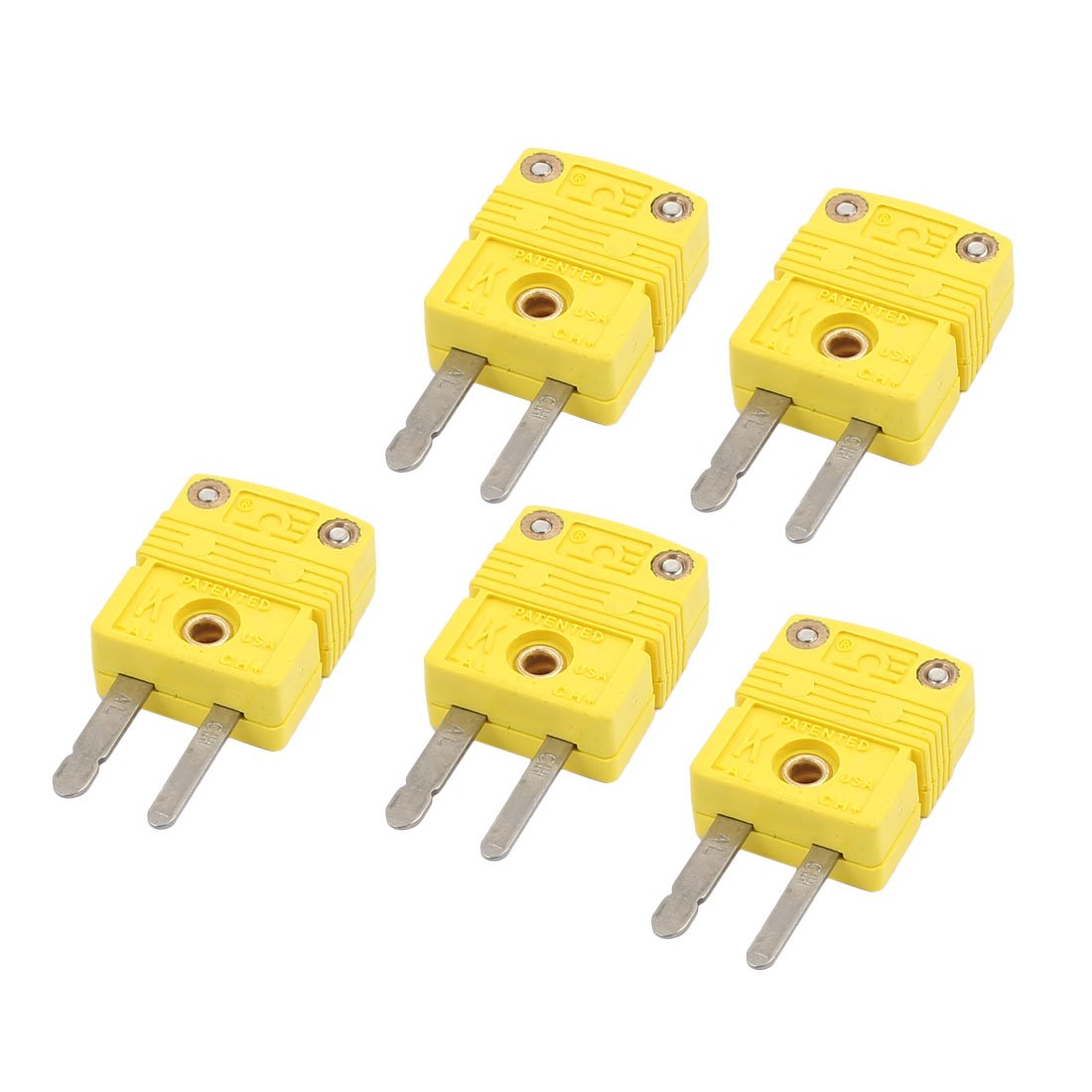 5Pcs SMPW-K-M/F K Type Thermocouple Temperature Measuring Wire Male Plug Connector