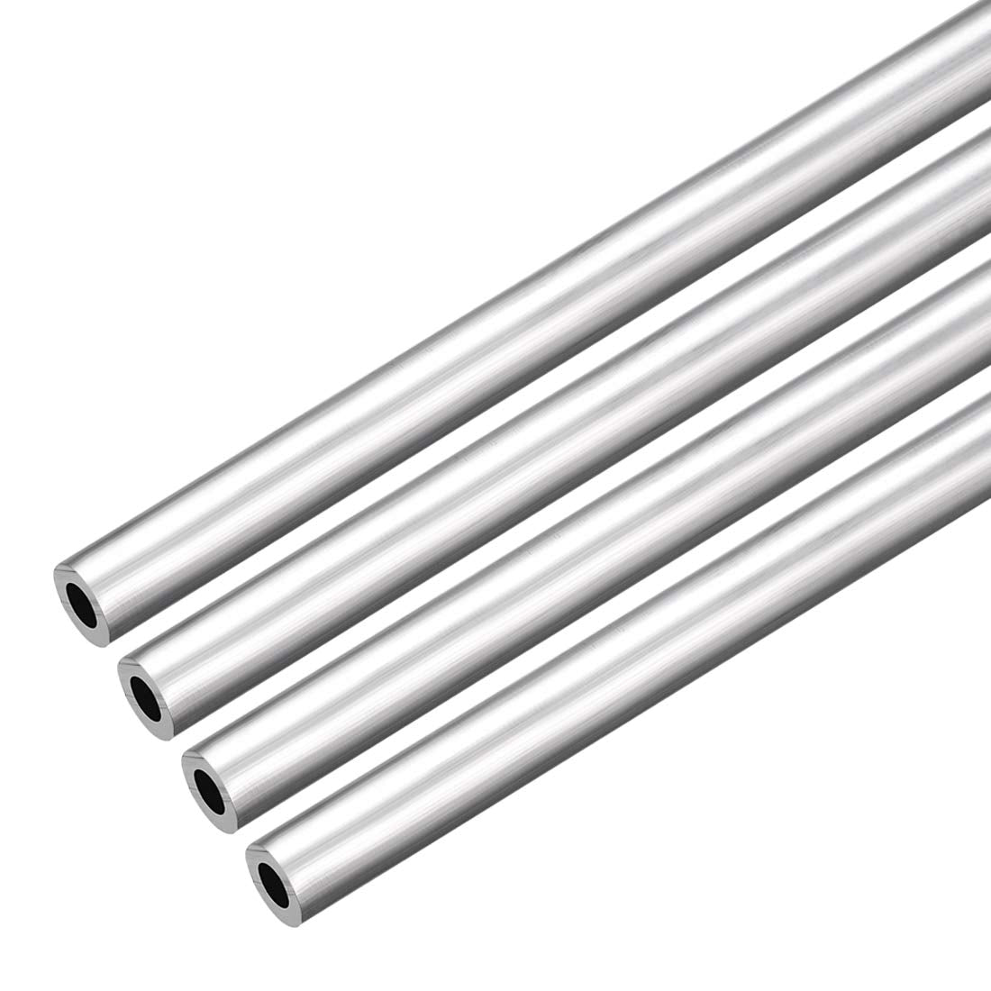 4Pcs 6063 Seamless Aluminum Round Straight Tubing Tube 1 Feet Length 0.234 Inches ID 0.429 Inches OD