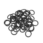 Nitrile Rubber O-Rings 13mm OD 10mm ID 1.5mm Width, Metric Sealing Gasket for Automotive Machine Plumbing, Pack of 50