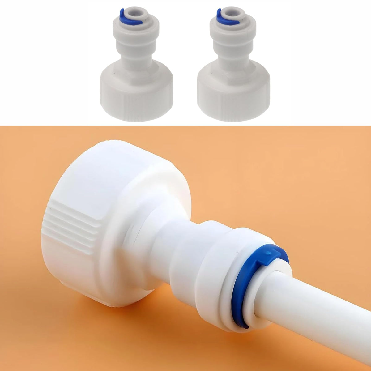 LinkMejor 2-Pack 3/4" FNPT till 1/4" OD snabbkopplingselement