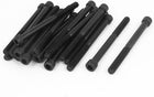 1/4 Inch-20x3 Inch Hex Socket Head Cap Screws Bolts Black 20Pcs