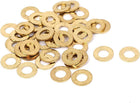 M5x10mmx0.8mm Brass Flat Washers Plain Spacer 41pcs for Screw Bolts