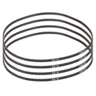 4pcs 250XL 025 Timing Belt 125 Teeth Rubber Geared Cogged Belt, 0.25" Width, 0.20" Pitch Mechanical Replacement Belts