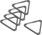 LinkMejor Metal Triangle Ring Buckle 42mm(1.65") Inner Width for DIY Dark Gray 6pcs