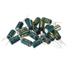 Aluminum Radial Electrolytic Capacitor Low ESR Green with 680uF 25V 105 Celsius Life 3000H 10 x 17mm High Ripple Current,Low Impedance 20pcs
