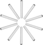M3x40mm Aluminum Standoff with Mesh Texture Column Spacer for RC Airplane FPV Quadcopter CNC Silver 10pcs