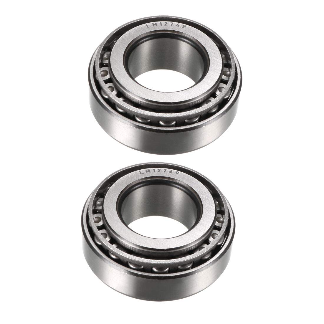 LM12749/LM12710 Tapered Roller Bearing Cone and Cup Set 0.8656" Bore 1.781" O.D. 0.61" Width 2pcs