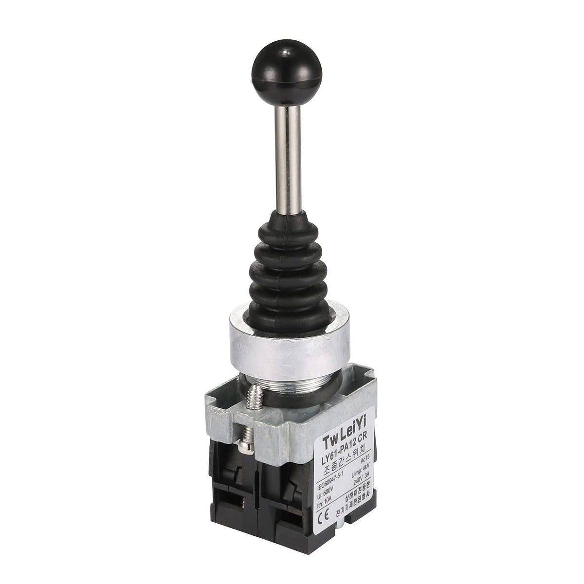 Joystick Switch Controllers 2 Position 2NO Latching Type 150/250/600V 15/10/4A 22mm Panel Mount