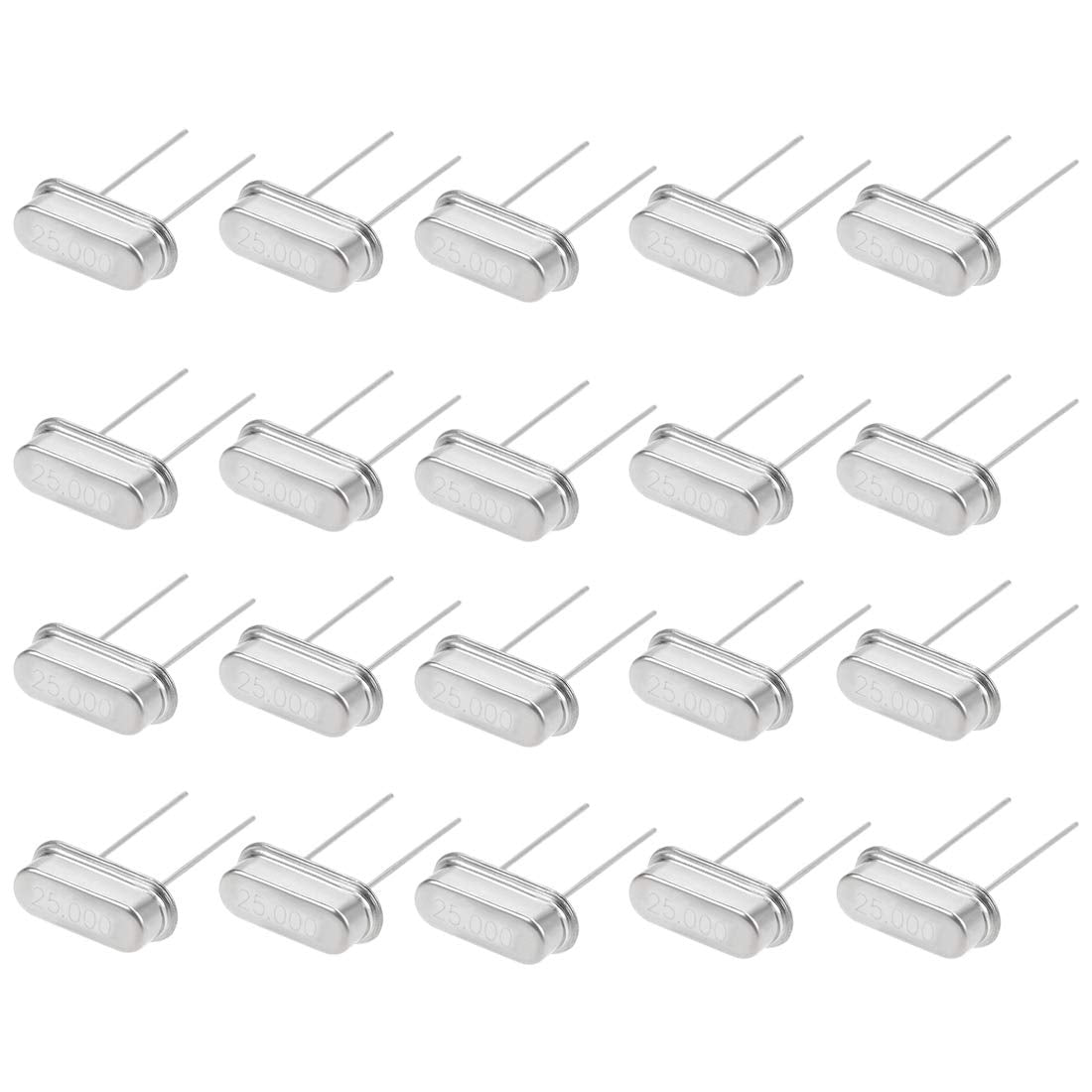 DIP Quartz Crystal Oscillators Resonators 25MHz HC-49S Replacements 20 Pcs
