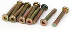 M6 x 35mm Fully Thread Hex Socket Drive Flat Head Screws Bolts Fasteners 10PCS