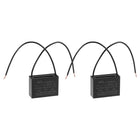 Ceiling Fan Capacitor CBB61 10.5uF 250V AC 2 Wires Metallized Polypropylene Film Capacitor 47x34x18mm for Electric Fan Pump Motor Generator 2Pcs