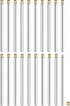 20Pcs Sign Standoff Screws, M3 x 6mm x 78mm Metal Wall Standoff Mounts Hardware Advertising Glass Standoff Nail Acrylic Nail for Hanging Acrylic Picture Frame Panel Sign