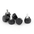 6 Pcs M4x10 Threaded Knurled Thumbscrew Grip Knobs Thumb Screw
