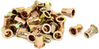 M6x15mm Half Hex Body Flat Head Blind Rivet Nuts Insert Nutserts 30pcs
