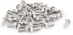#6-32 x 3/8 Inch Phillips Truss Head Machine Screws Fasteners 50 Pcs