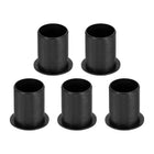 5Pcs Flanged Sleeve Bearing, Plastic Bushing ID 17mm x OD 19mm x Length 25mm POM Bushing, Black