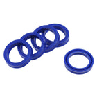 UN Radial Shaft Seal 18mm ID x 24mm OD x 5mm Width PU Oil Seal, Blue Pack of 5