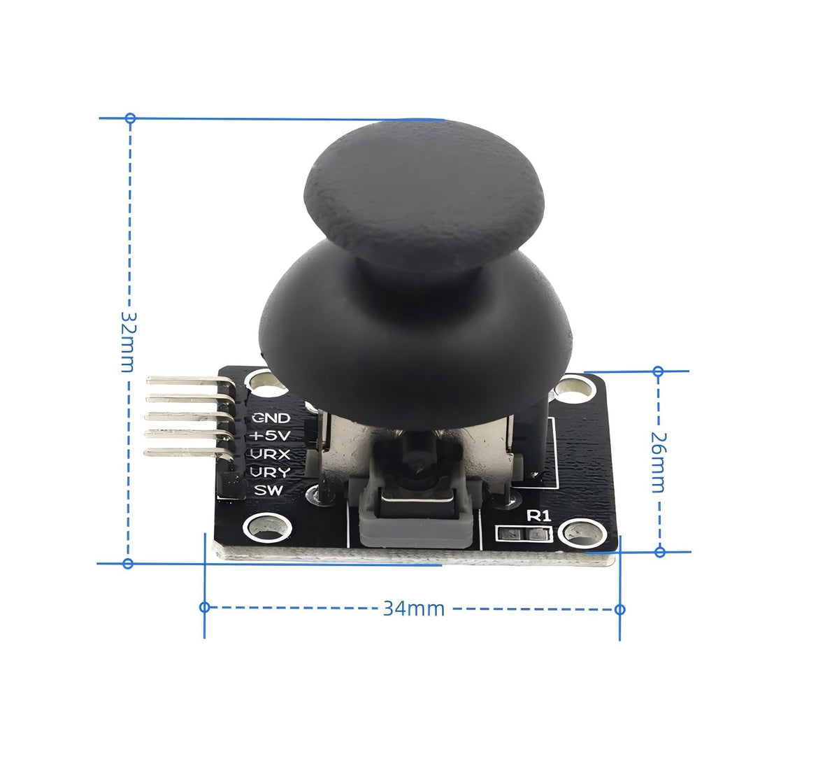 LinkMejor 6Pcs Modulo Joystick Biassiale XY