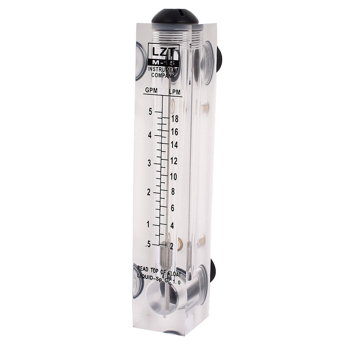 LZT M-15 1/2BSP 0.5-5 GPM Water Flow Measuring Panel Type Flowmeter