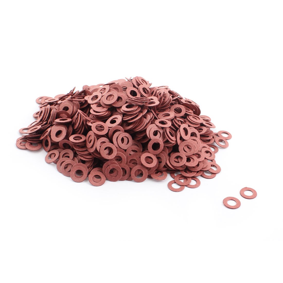a14102000ux0496-DM Insulating Fiber Washer Spacer for Motherboard, 5 mm x 10 mm x 0.5 mm Size (Pack of 1600)