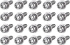 M3 x 12mm 304 Stainless Steel Phillips Pan Head Machine Screws Bolts Combine with Spring Washer and Plain Washers 20pcs