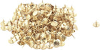 Metal Flower Pattern Home Furniture Pushpin Nail Tack 10 x 10mm 190pcs Gold Tone