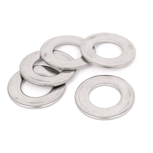 5Pcs 304 Stainless Steel Flat Washer M14 x 28mm x 2mm for Screws Bolts