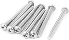 M5 x 50mm Threaded Phillips Round Head Machine Screws Bolts 10pcs