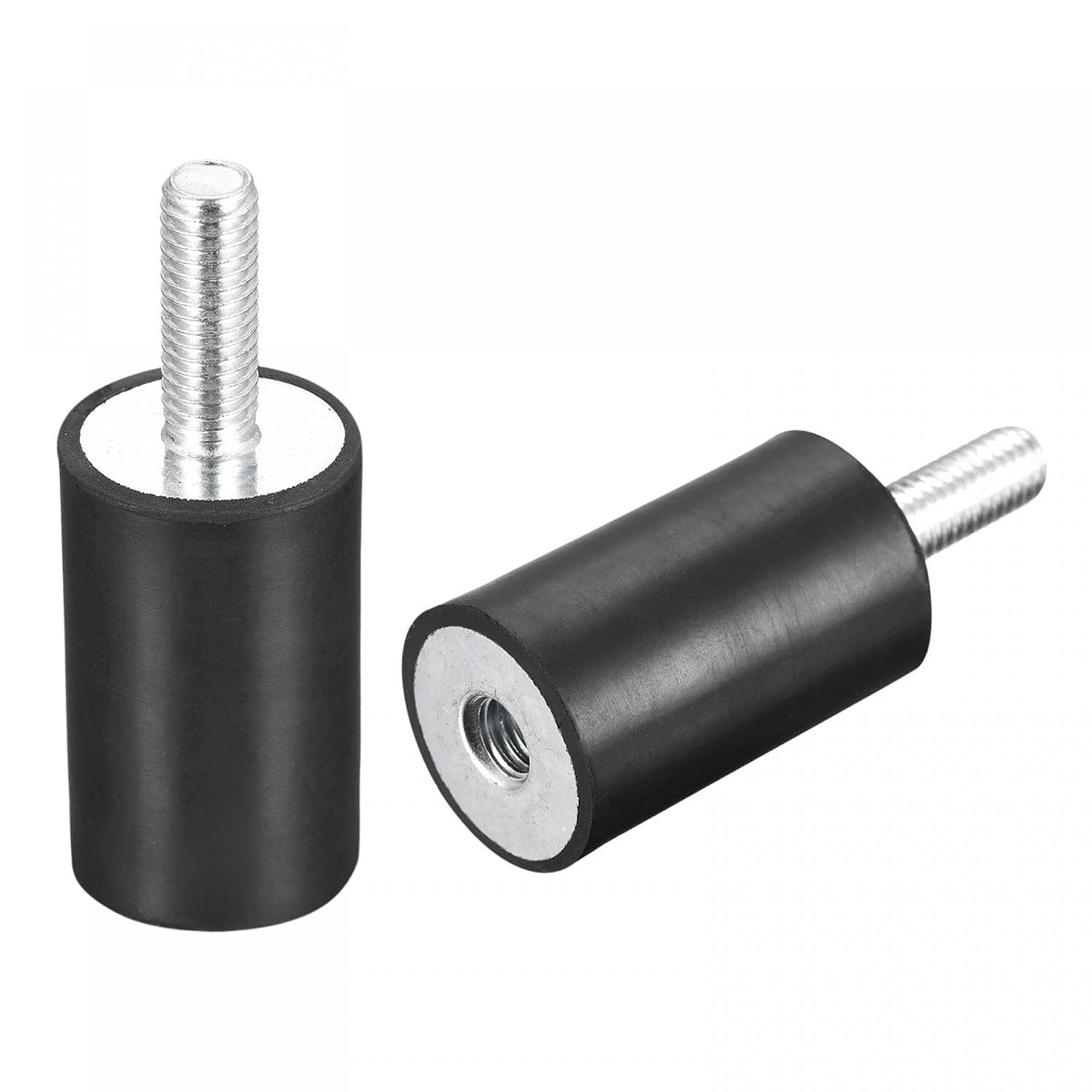 Rubber Mounts 2pcs M8 Male/Female Vibration Isolator Shock Absorber, for Garage Motor Air Compressor Car Boat Bobbins, D25mmxH40mm