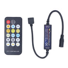 LinkMejor RF Dimmer Controller 17 Keys Mini Wireless for LED Strip Lights CCT Color Temperature Adjustable