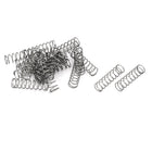 Compression Spring,304 Stainless Steel,4mm OD,0.3mm Wire Size,15mm Free Length,Silver Tone,20Pcs