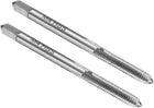2pcs Hand Plug Tap M4 x 0.7 H2 Metric Thread Plug Style Taps Straight Flute Screw Tapping Threading Tool High Speed Steel HSS6542