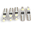 5 Pcs T5 1210 3-Surface Mount Device LED Indication LED Lights White Signal Lamp 12V