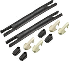 Luggage Handle, 205mm Long Strap Grip Replacement for Suitcase Case Black 2Pcs
