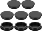 4Pcs Silicone Hole Plug 61.3mm, Black High Temp T Type Rubber Stoppers for 60-61mm Hole, Waterproof Button Hole End Covers for Powder Coating, Sealing Plugs, Pipe Holes