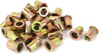 5/16"-18 Flat Head Rivet Nut Insert Nutsert Bronze Tone 30pcs