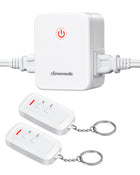LinkMejor 2 Sisi Outlet Remote Control Outlet dengan 2 Remote